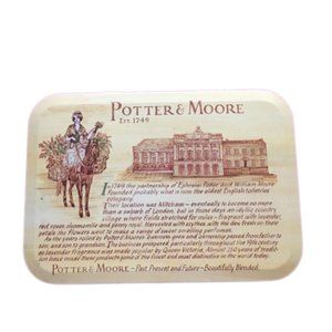 $65‎ Potter & Moore 1749 Antique Tin Box Collectibles